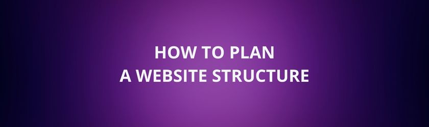 how to plan website structure